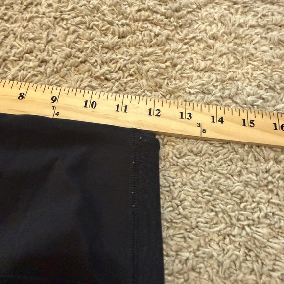 Lululemon Leggings Womens 8 Black Cropped High Rise Yoga Athletic Pants Running - Picture 5 of 7